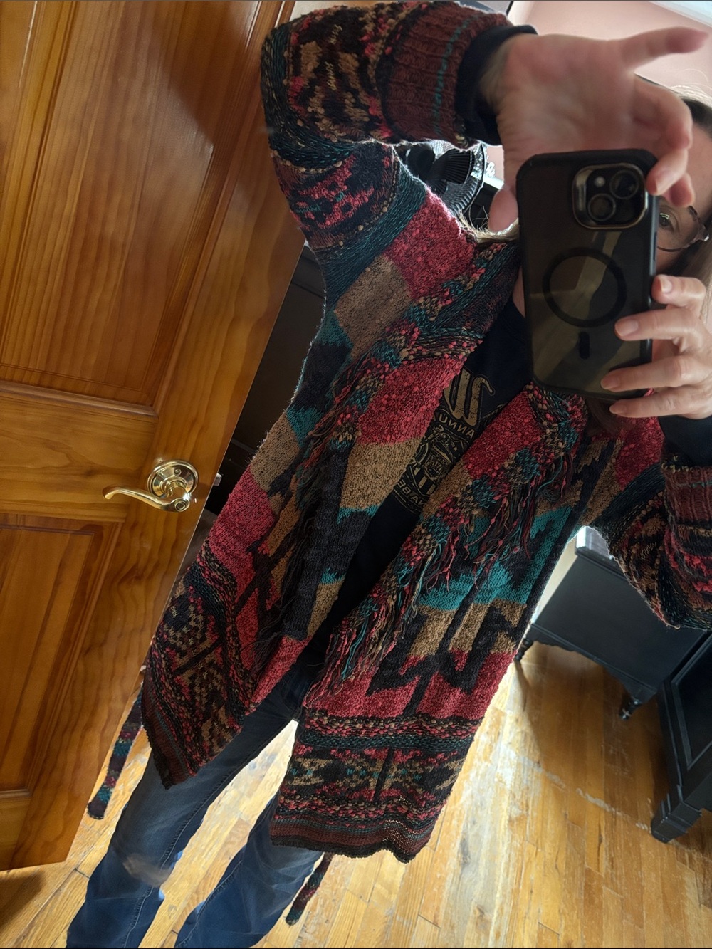 Women’s Multicolor Patterned Knit sweater
